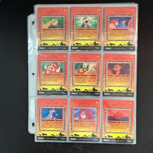 Collectibles: Disney’s The Lion King Cards (About 100)